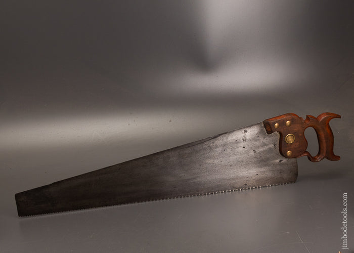 Rare-&-Early-(1887-96)-DISSTON-No.-8-Hand-Saw-with-Nib-121683
