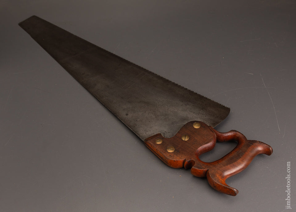 Rare-&-Early-(1887-96)-DISSTON-No.-8-Hand-Saw-with-Nib-121683
