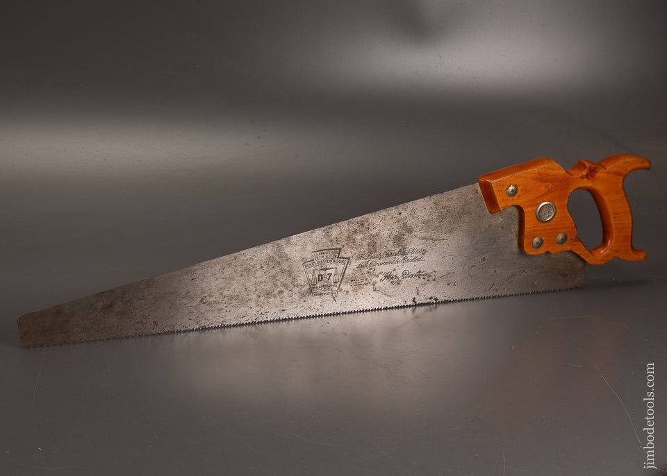 Just-Sharpened-DISSTON-No.-D-7-Hand-Saw-121684