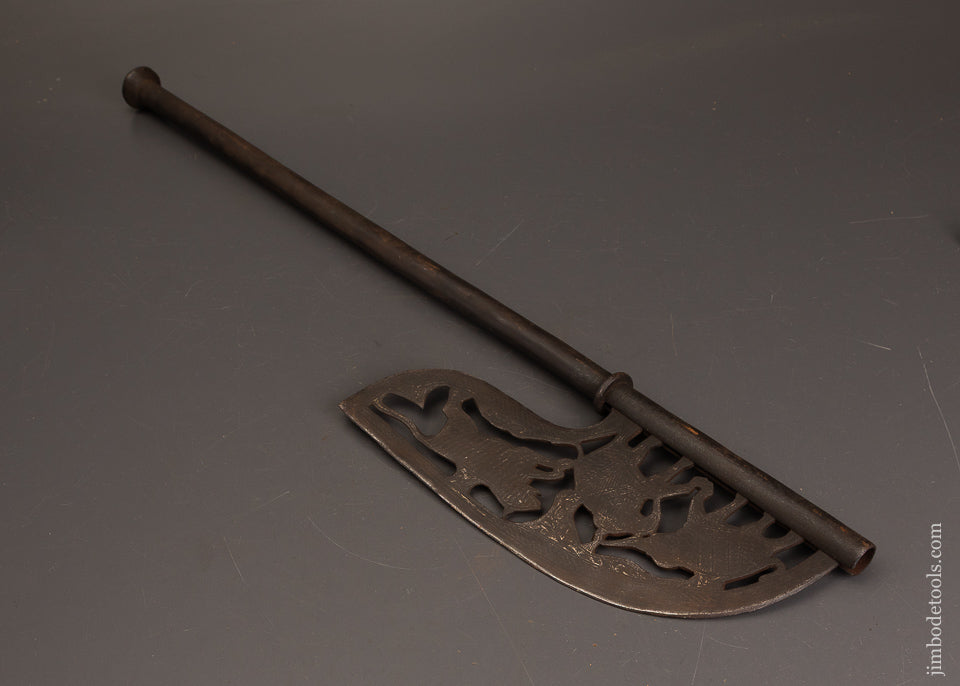 Unusual-Vintage-Ceremonial-Axe-with-Silver-Inlay-121704