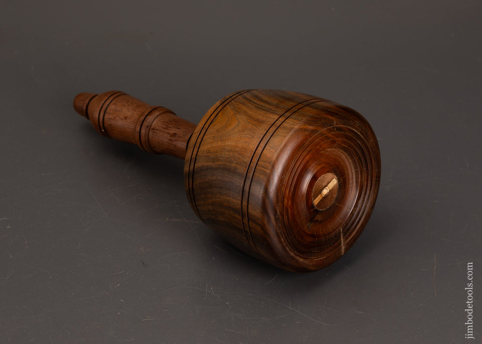 Stunning-1-Pound-11-Ounce-Fancy-Lignum-Vitae-English-Carving-Mallet-121714