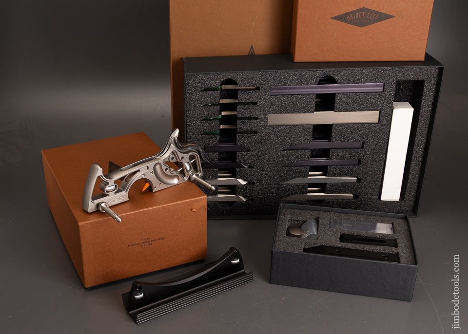 Mint-in-Box-BRIDGE-CITY-TOOL-WORKS-HP-10 Foxtail-Convertible-Plane-Body-with-Soles-and-Irons-Kits-121724