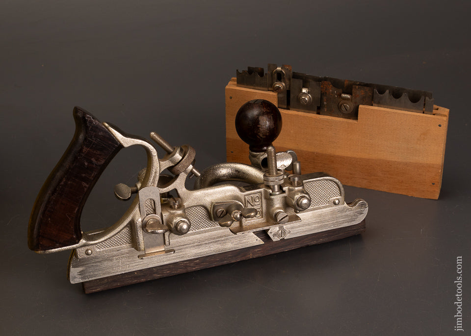 100%-Complete-&-Fine-STANLEY-No.-45-Combination-Plane-in-Original-Box-121731