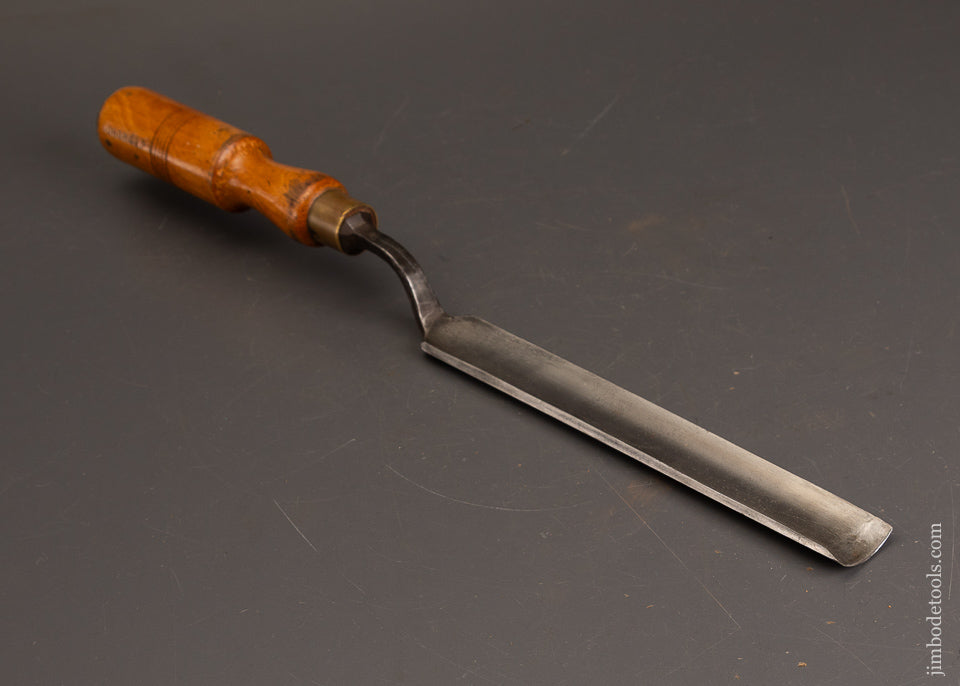 Phenomenal-MARPLES-1-1/8-x-16-1/2-Inch-Pattern-Maker’s-Crank-Neck-Paring-Gouge-121746