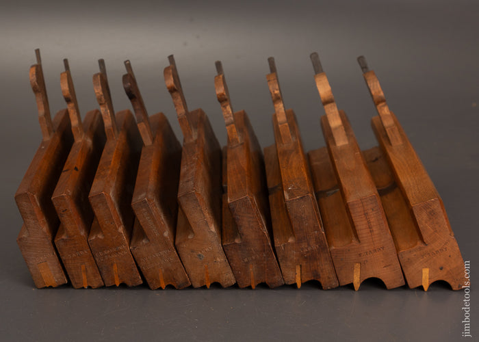 Fine GRADUATED Set of 9 Side Bead Moulding Planes - 121755