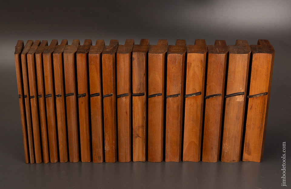Excellent-Complete-Set-of-18-Hollow-&-Round-Moulding-Planes-SKEWED!-121756-AS-OF-AUG-17