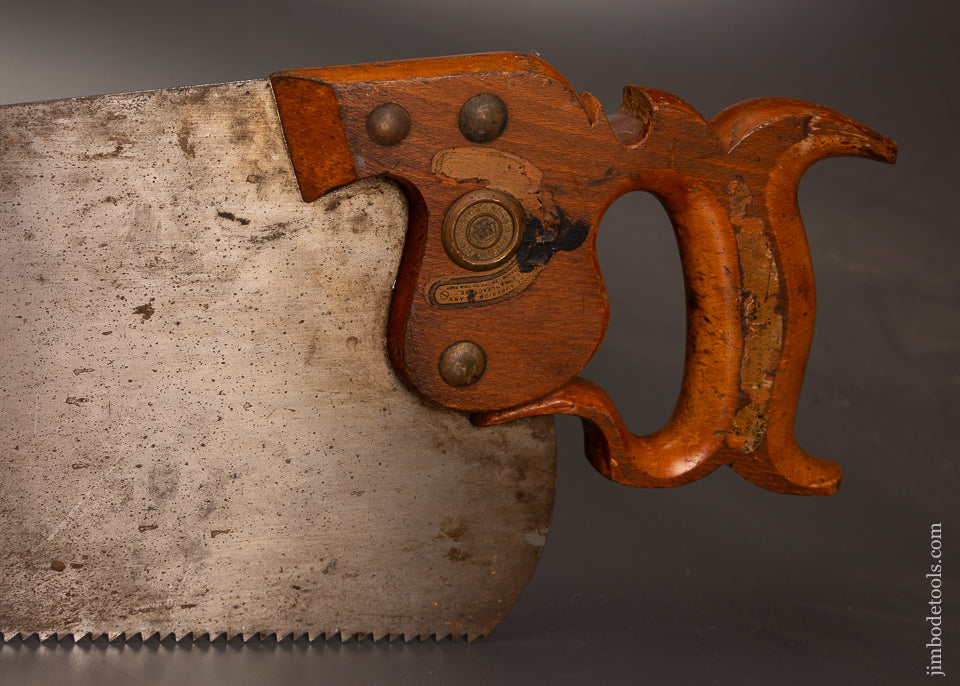 Early,-Little-Used-DISSTON-No.-7-Hand-Saw-with-Nib-&-Labels-121809-AS-OF-SEPT-2