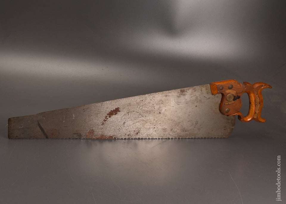 Early,-Little-Used-DISSTON-No.-7-Hand-Saw-with-Nib-&-Labels-121809-AS-OF-SEPT-2