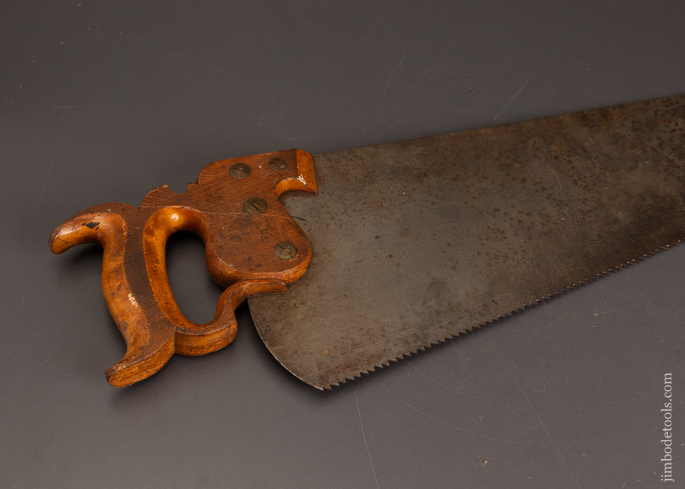 Early,-Little-Used-DISSTON-No.-7-Hand-Saw-with-Nib-&-Labels-121809-AS-OF-SEPT-2