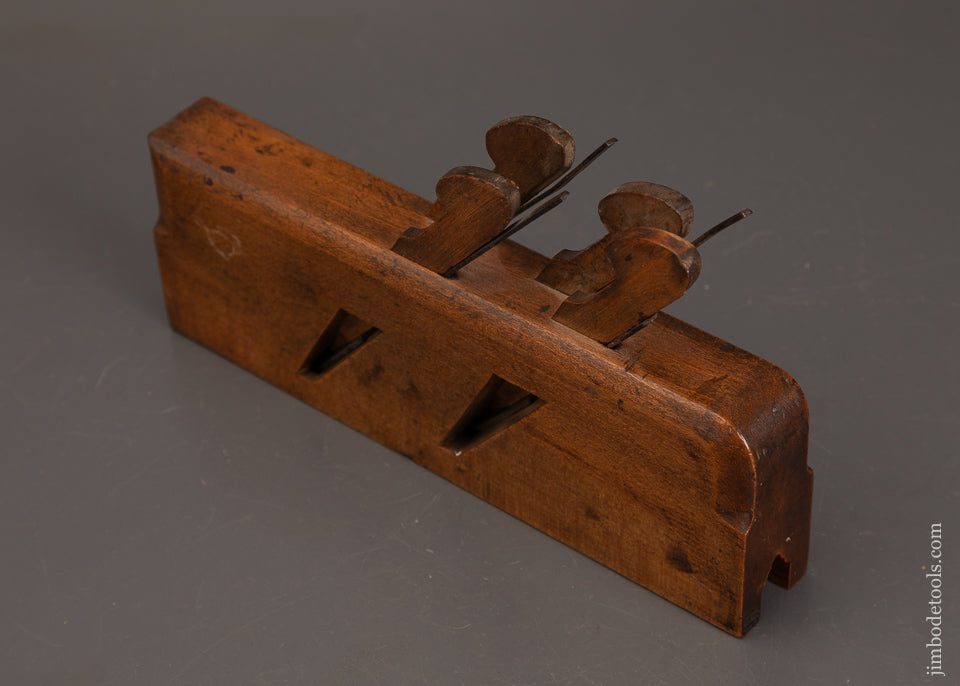 Rare-4-Iron-Gothic-Bead-Moulding-Plane-with-Dual-Marks-JAS.-FOTHERINGHAMS-&-STEWART-121821