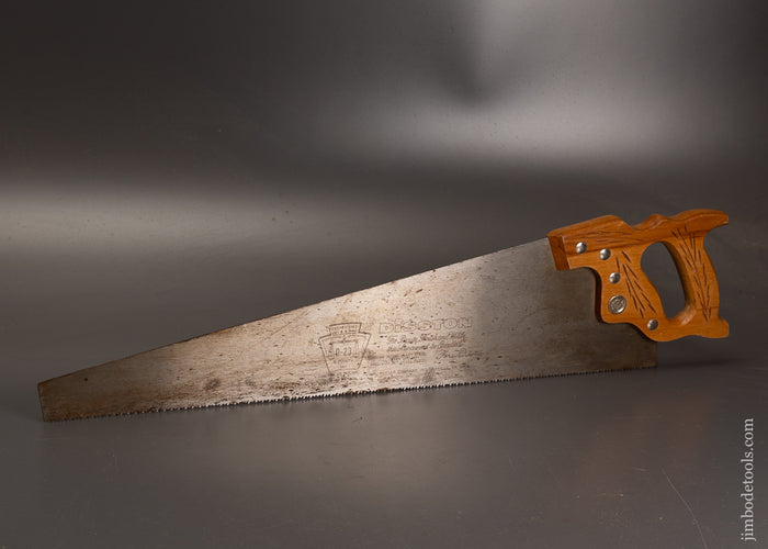 Fine-Little-Used-DISSTON-No.-D-23-Hand-Saw-121833