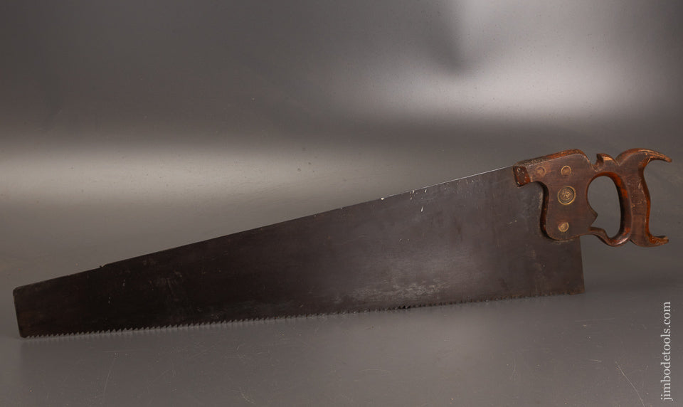 Massive-28-Inch-Early-Eagle-Medallion-DISSTON-No.-7-Hand-Saw-121834