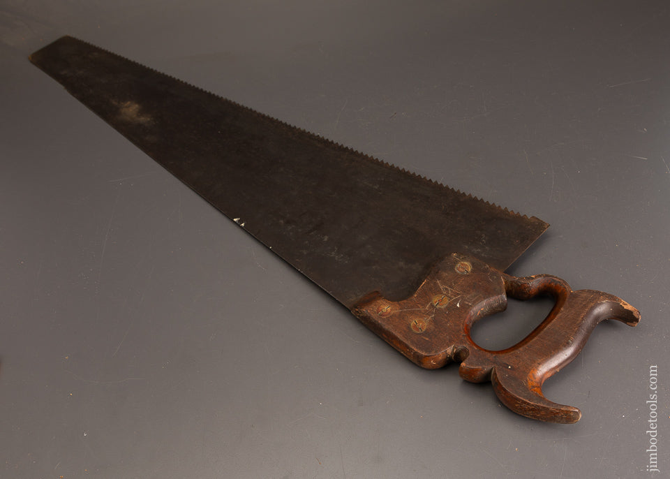 Massive-28-Inch-Early-Eagle-Medallion-DISSTON-No.-7-Hand-Saw-121834