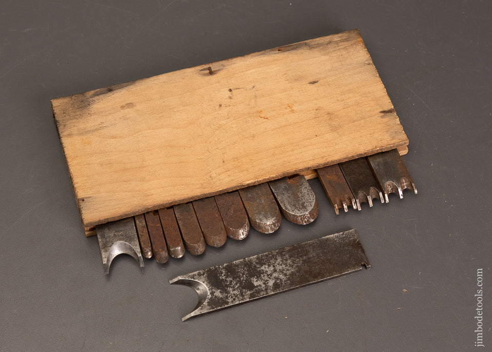 Set-of-13-SPECIAL-CUTTER- for-STANLEY-No.-45-Combination-Plane-121838