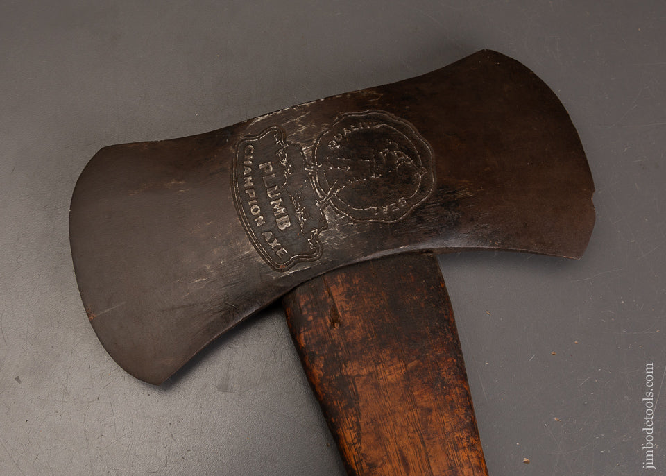 Excellent-PLUMB-CHAMPION-Embossed-Double-Bit-Axe-121842-AS-OF-AUG-20