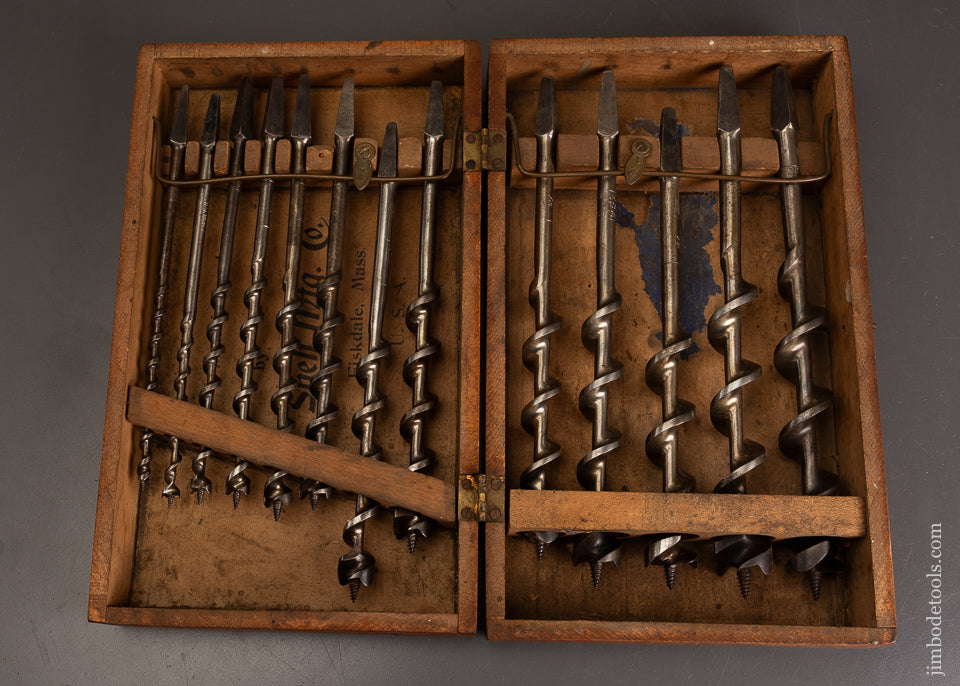 Clean-Working-Set-of-Auger-Bits-by-SNELL-in-Original-Box-121862
