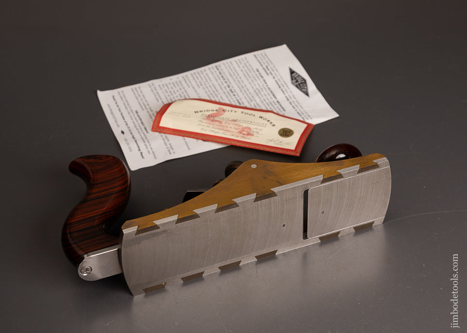BRIDGE-CITY-TOOL-WORKS-No.-CT-10-Low-Angle-Bench-Plane-Mint-in-Box-121894-AS-OF-SEPT-22