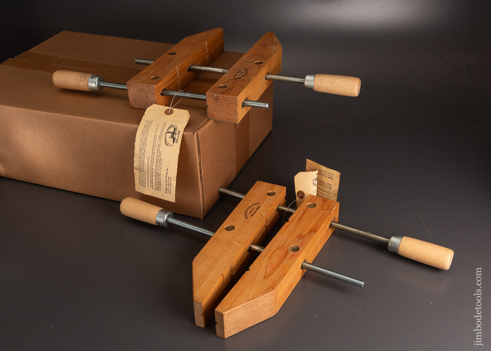 Rare-Mint-in-Box-BRIDGE-CITY-TOOL-WORKS-12-Inch-Wooden-Screw-Clamps-121903