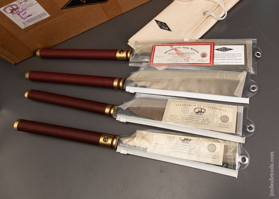 Mint-in-Box-Set-of-4-BRIDGE-CITY-TOOL-WORKS-Japanese Saws -  121906 - AS OF SEPT 5