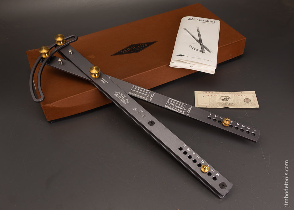 BRIDGE-CITY-TOOL-WORKS-AM-1-Angle-Master-Mint-in-Box-121916