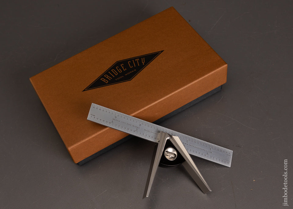 BRIDGE-CITY-TOOL-WORKS-CS-6v2-Combination-Square-Mint-in-Box-121934