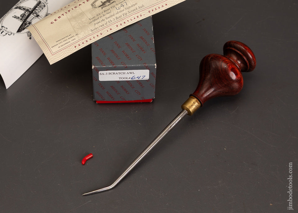 Near-Mint-in-Box-BRIDGE-CITY-TOOL-WORKS-SA-3-Awl-121951