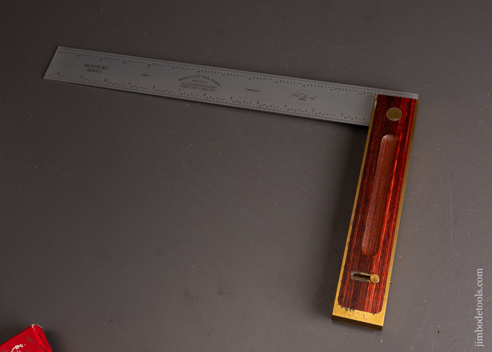 New-in-Box-BRIDGE-CITY-TOOL-WORKS-AS-14-Adjustable-Try-Square-14-Inch-121974