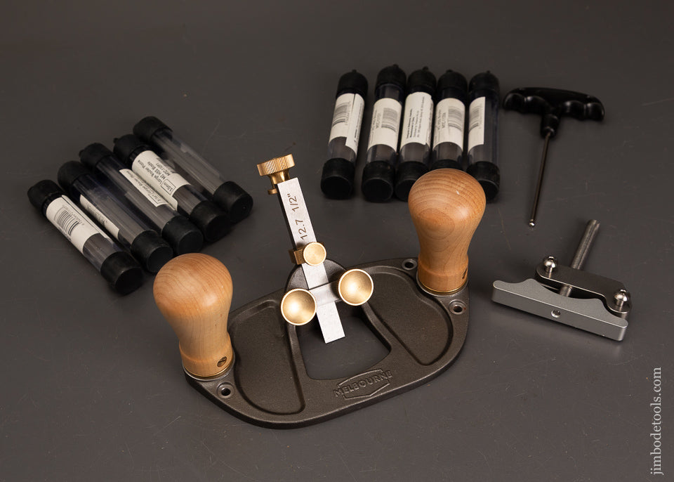 Mint MELBOURNE Router Plane with 11 Irons - 121987
