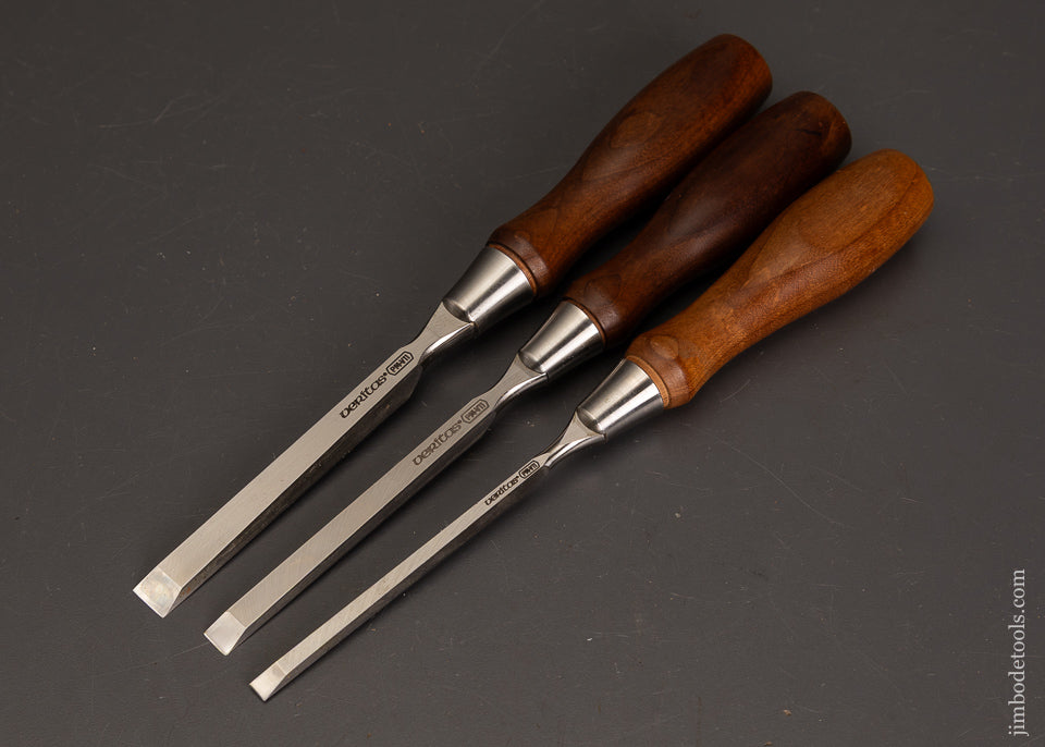 Mint-Set-of-3-LEE-VALLEY-VERITAS-PM-VII-Bench-Chisels-121990
