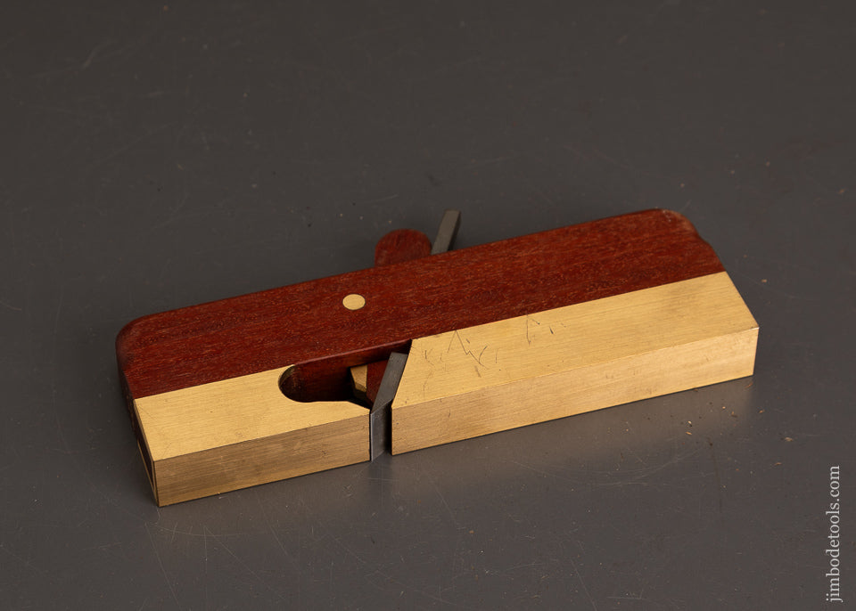 Near-Mint-H.N.T.-GORDON-3/4-Inch-Gidgee-&-Brass-Shoulder-Plane-121999