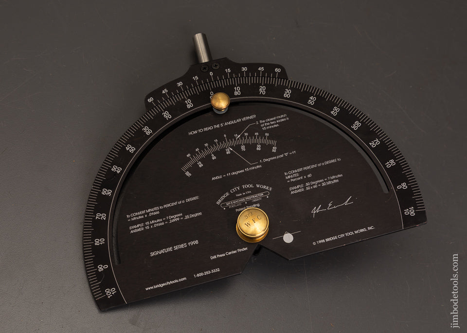 Mint-BRIDGE-CITY-TOOL-WORKS-MP-8-Machine-Protractor-122011