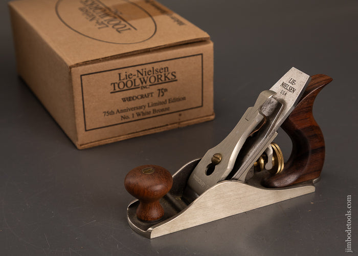 Limited-Edition-White-Bronze-LIE-NIELSEN-No.-1-Smooth-Plane-Mint-in-Box-122066-AS-OF-SEPT-13