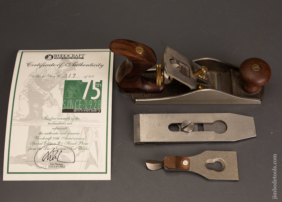 Limited-Edition-White-Bronze-LIE-NIELSEN-No.-1-Smooth-Plane-Mint-in-Box-122066-AS-OF-SEPT-13