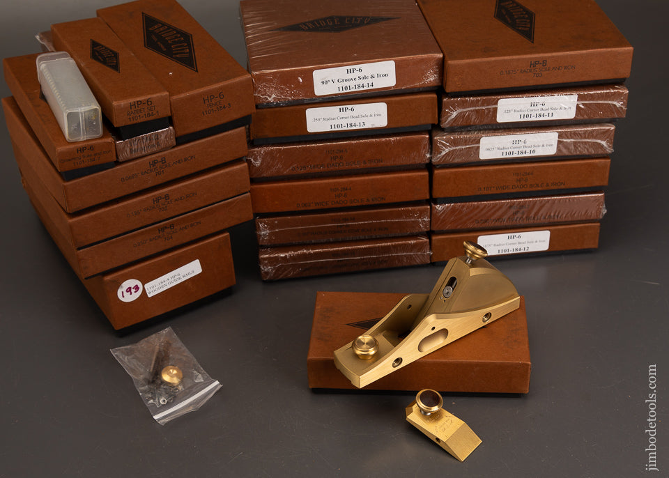 Mint in Boxes BRIDGE CITY TOOL WORKS HP-6 Multi Plane 22 Piece Set - 122069 - AS OF SEPT 12