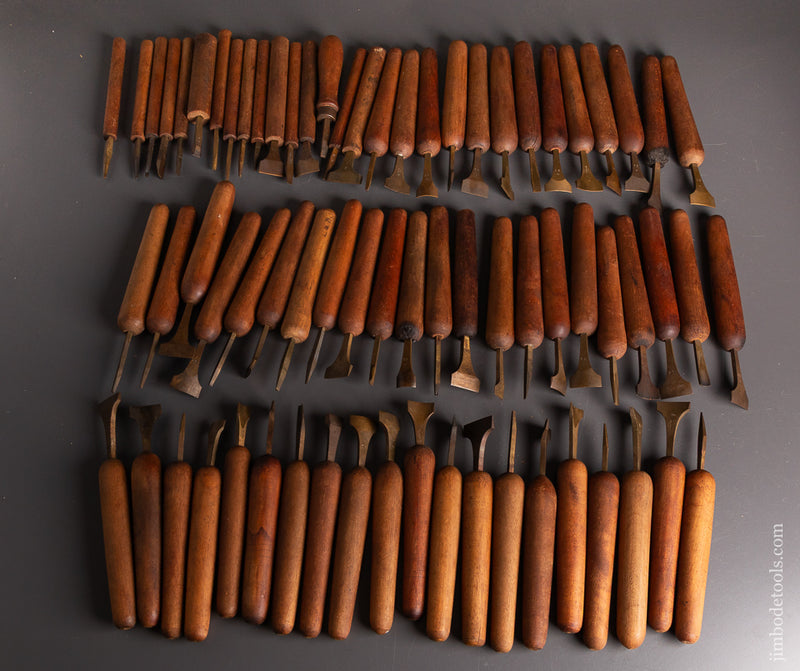 BEAREL-PARIS-Set-of-71-Brass-Bookbinding-Tools-122098-AS-OF-SEPT-18