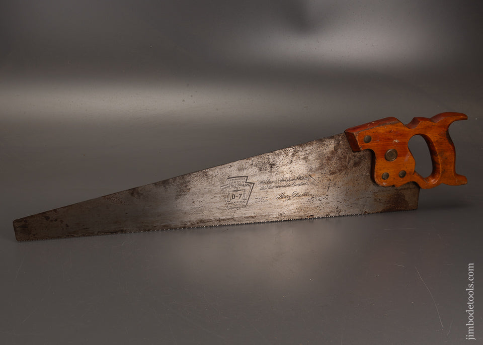 Straight-&-Sharp-DISSTON-D-7-Hand-Saw-122099