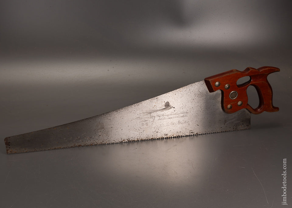 Straight-&-Sharp-DISSTON-D-8-Thumb-Hole-Rip-Hand-Saw-122100