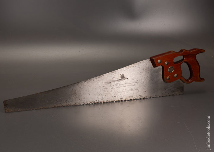 Straight-&-Sharp-DISSTON-D-8-Thumb-Hole-Rip-Hand-Saw-122100