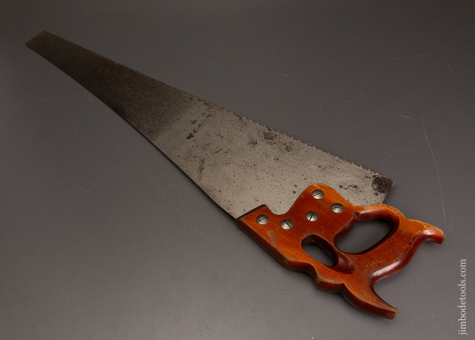 Straight-&-Sharp-DISSTON-D-8-Thumb-Hole-Rip-Hand-Saw-122100