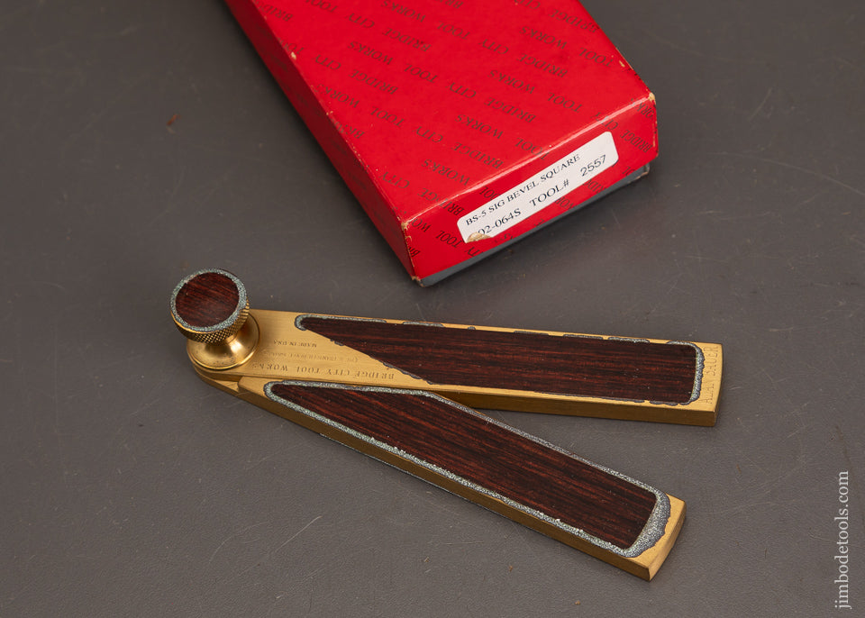 BRIDGE-CITY-TOOL-WORKS-BS-5-Bevel-Square-in-Original-Box-122182