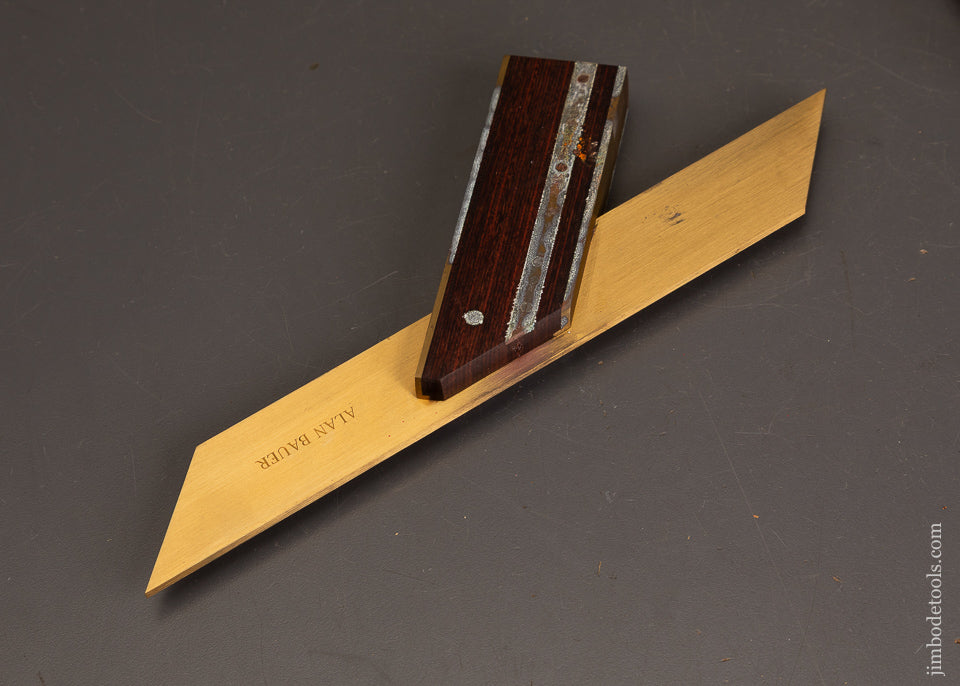 BRIDGE-CITY-TOOL-WORKS-MS-1.5-Miter-Square-in-Original-Box-with-Corrosion-122187