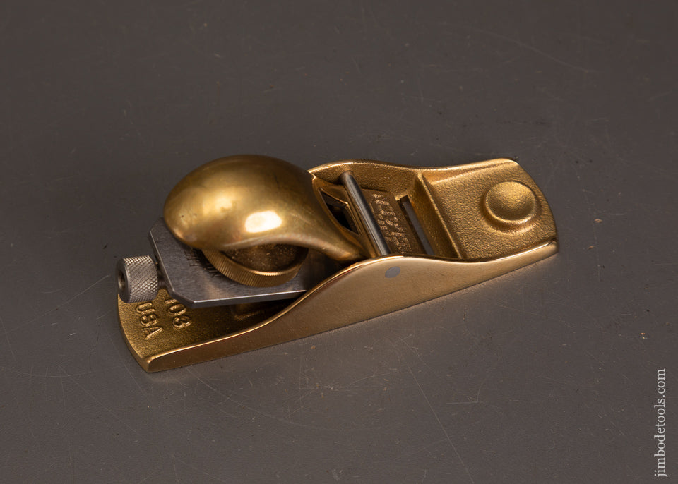 Discontinued-LIE-NIELSEN-No.-103-Bronze-Block-Plane-Near-Mint-in-Box-122252-AS-OF-SEPT-29