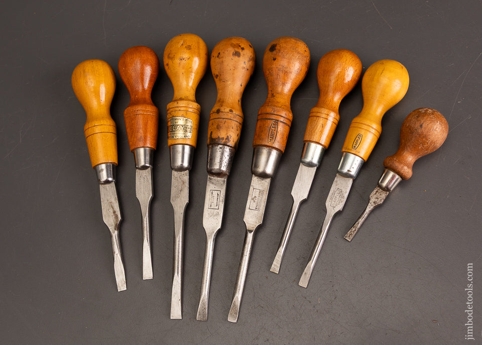 Set-of-8-Cabinet-Maker’s-Screwdrivers-122264