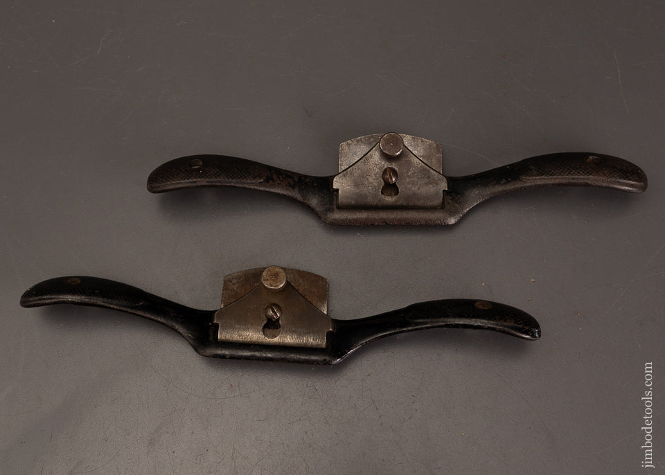 Pair-of-STANLEY-No.-51-Spoke-Shaves-Flat-&-Round-Bottom-122278