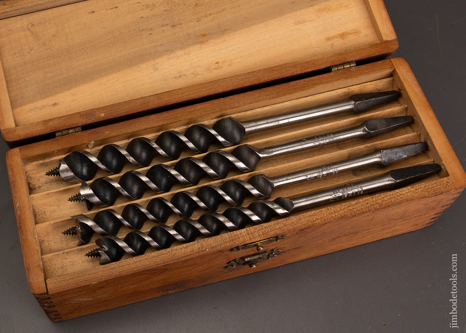 Extra-Fine-RUSSELL-JENNINGS/STANLEY-No.-100-RJ-Auger-Bits-with-Corase-Pilot-Screws-Auger-Bits-122281