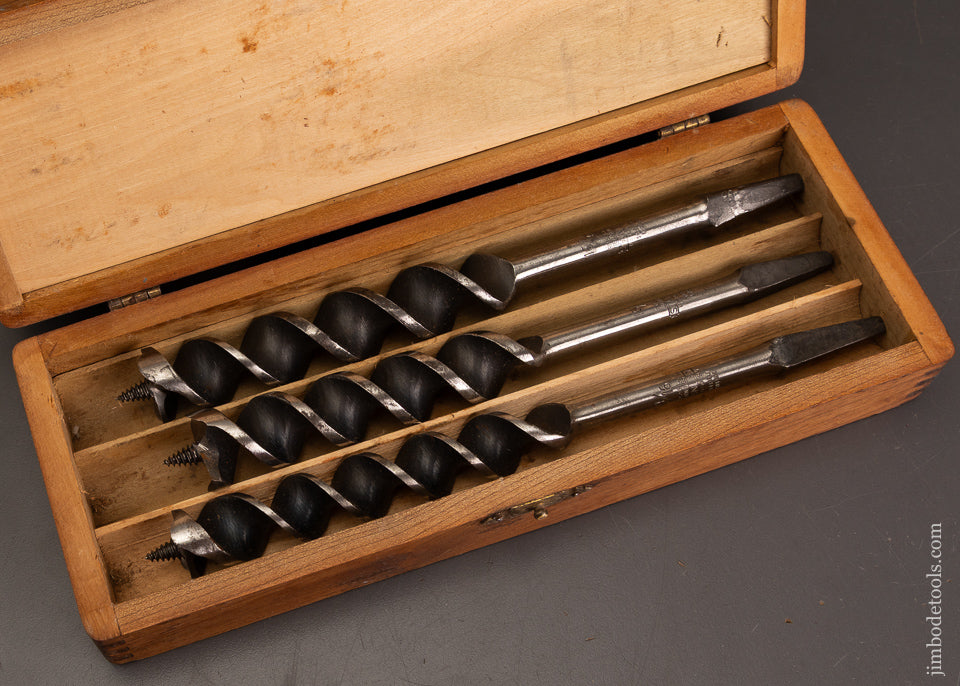 Extra-Fine-RUSSELL-JENNINGS/STANLEY-No.-100-RJ-Auger-Bits-with-Corase-Pilot-Screws-Auger-Bits-122281