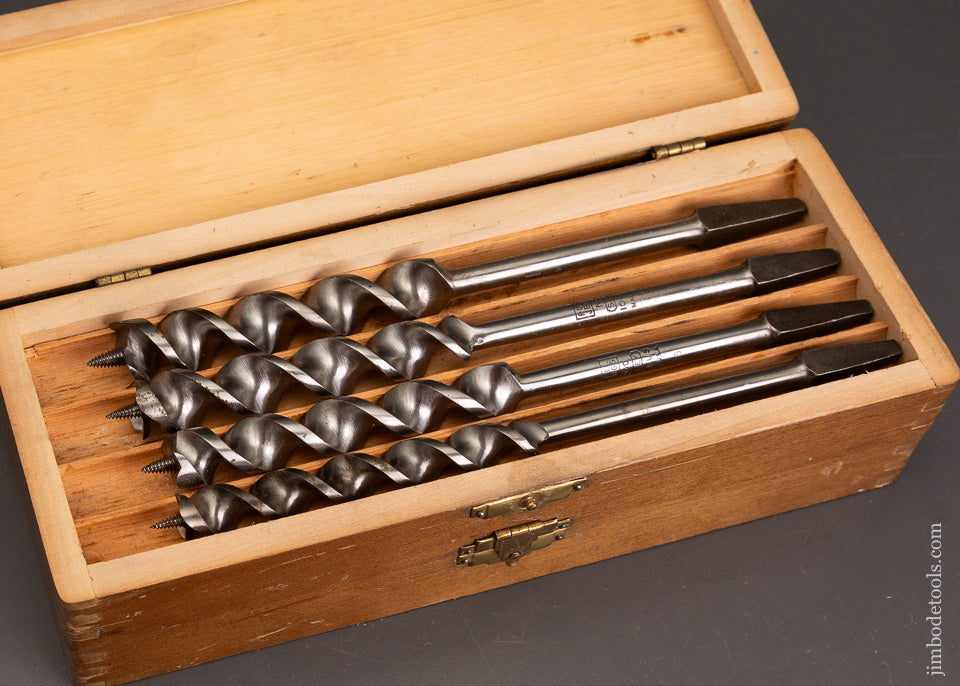 Complete-&-Extra-Fine-Set-of-13-RUSSELL-JENNINGS-Auger-Bits-in-Original-Three-Tiered-Box-122282