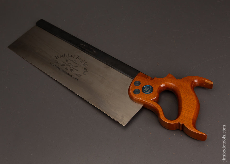 Near-Mint-BAD-AXE-TOOL-WORKS-14-Inch-Tenon-Saw-122285
