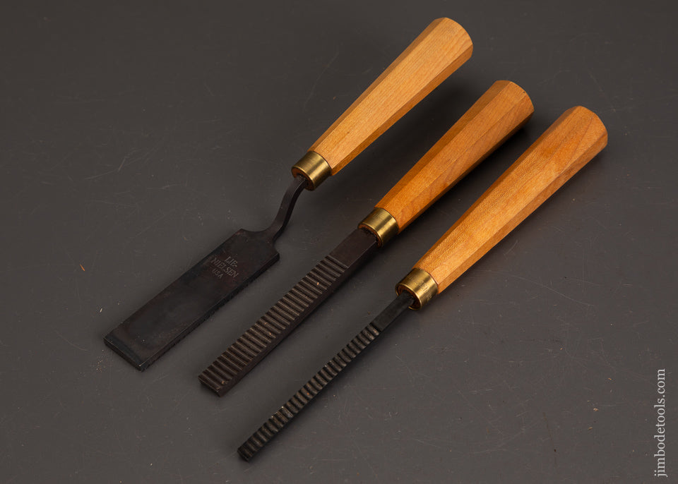 Discontinued-LIE-NIELSEN-Set-of-3-Plane-Maker’s-Floats-122286
