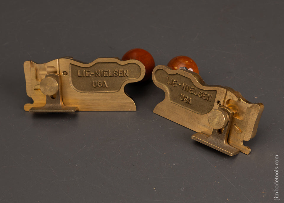 Discontinued-LIE-NIELSEN-No.-98-&-99-Bronze-Side-Rabbet-Planes-122295